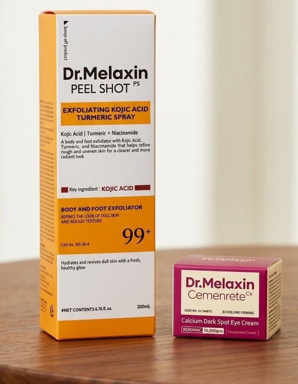 Dr.Melaxin Peel Shot Exfoliating Kojic Acid Turmeric 200ml + Calcium Dark Spot